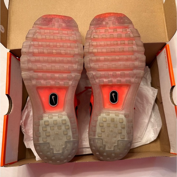 MEN’S NIKE AIR MAX 2016 in a BRIGHT CRIMSON /BLCK-UNVRSTY RD Size 7.5 - Picture 7 of 11